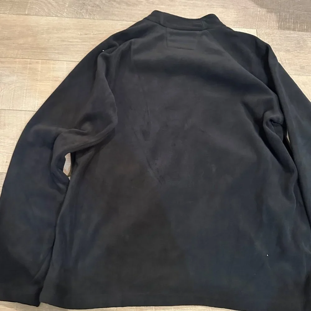 TEAM 365 BLACK ZIP UP JACKET NWOT FLEECE LARGE